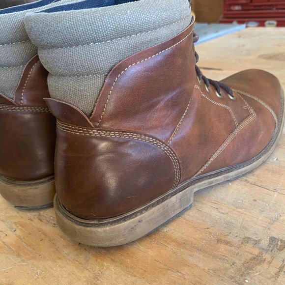 Leather Boots with Rich Brown Color - Picture 4 of 6